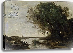Постер Коро Жан (Jean-Baptiste Corot) River Landscape 3