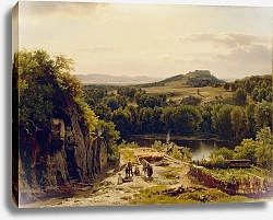 Постер Уитридж Уортингтон Landscape in the Harz Mountains