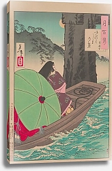 Постер Еситоси Цукиока Itsukushima moon