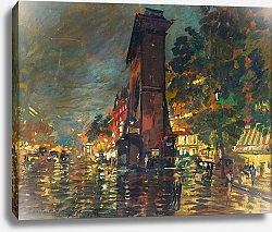 Постер Коровин Константин Paris les Grands Boulevards la nuit