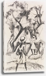 Постер Маке Август Девушки в парке