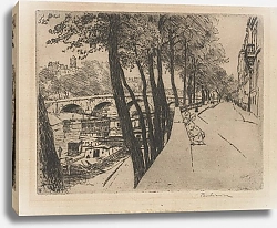 Постер Панкевич Юзеф Quai d’Anjou in Paris