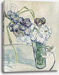 Постер Ван Гог Винсент (Vincent Van Gogh) Still Life, Vase of Carnations, June 1890