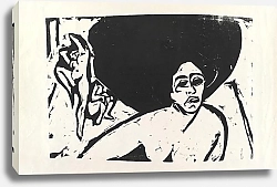 Постер Кирхнер Людвиг Эрнст Ночные танцоры