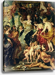 Постер Рубенс Петер (Pieter Paul Rubens) The Felicity of the Regency, 1621-25