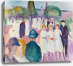 Постер Мунк Эдвард Весенний променад