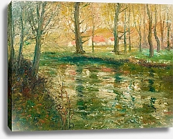 Постер Лоусон Эрнест Красные крыши