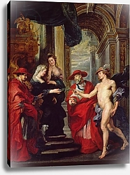 Постер Рубенс Петер (Pieter Paul Rubens) The Medici Cycle: The Treaty of Angouleme 30 April 1619, 1621-5