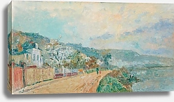 Постер Лебур Альбер Le Printemps à la Bouille le matin, effet d’arbres en fleurs