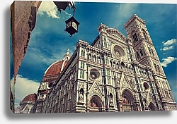Постер Италия. Флоренция. Собор Санта-Мария-дель-Фьоре