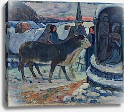 Постер Гоген Поль (Paul Gauguin) Christmas Night