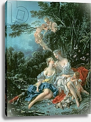 Постер Буше Франсуа (Francois Boucher) Jupiter and Callisto, 1744