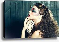 Постер Необычная прическа