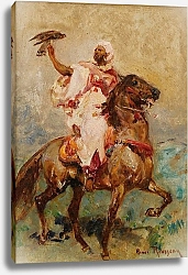 Постер Руссо Анри Эмильен Североафриканец Верхом на лошади