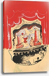 Постер Ландау Лон Decorontwerp voor Iphigeneia in Tauris