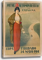 Постер Касас Рамон Real Automóvil-Club de Cataluña. Copa Tibidabo