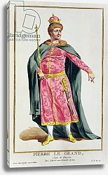 Постер Portrait of Peter I, the Great, Czar of Russia, from a collection of plates portraying different Costumes of the World, 1780