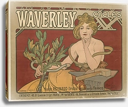 Постер Муха Альфонс Waverley Cycles