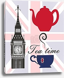 Постер Лондон, символы Англии 8