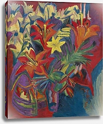 Постер Кирхнер Людвиг Эрнст Still Life with Lilies