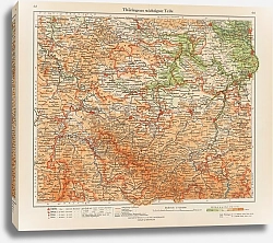 Постер Фридрих Эрнст Thuringens wichtigste Teile