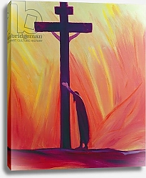 Постер Ванг Элизабет (совр) In our sufferings we can lean on the Cross by trusting in Christ's love, 1993