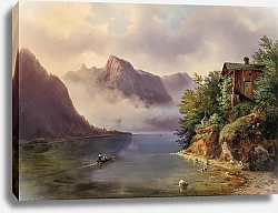 Постер Малькнехт  Эдмунд Scene at Lake Hallstatt