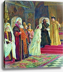 Постер Маковский Константин Выбор невесты царем Алексеем Михайловичем