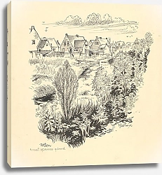 Постер Оортвейн Мартен Gezicht te Petten