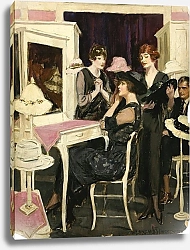 Постер Андервуд Кларенс Women in a Hat Shop