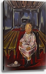 Постер Бланшар Мария Сидящая девочка