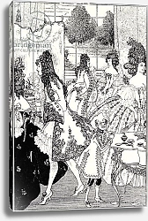 Постер Бердсли Аубри Illustration for 'The Rape of the Lock' by Alexander Pope