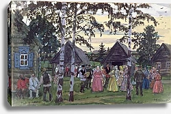 Постер Кустодиев Борис The Khorovod, 1912