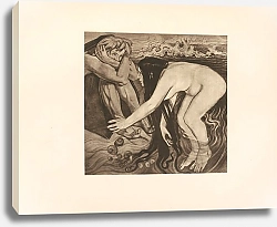 Постер Выспянский Станислав Tetis z fal wynurza sìe ku synowi