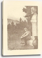 Постер Осберт Альфонс Illustration pour La jarre couronnée de Marcel Schwob