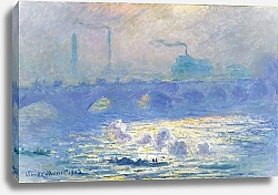 Постер Моне Клод (Claude Monet) Мост Ватерлоо