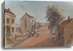 Постер Чаппел Уильям П. House Raising