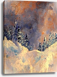 Постер Бринтл Патриция (совр) Mist on the Snow Peak, 2009,