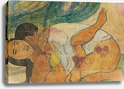 Постер Гоген Поль (Paul Gauguin) The Blue Ibis, detail, 1892