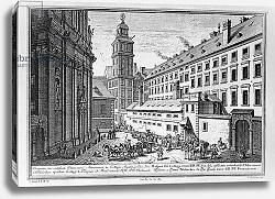 Постер Клейнер Саломон (грав) View of the new Observatory in the Jesuit College, Vienna