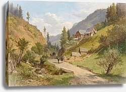 Постер Мюнш Леопольд Landschaft in Niederösterreich