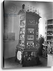 Постер Shop display of wine and liqueurs, c.1893