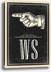 Постер Туалет там