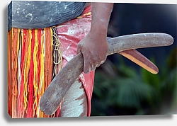 Постер Абориген с бумерангом