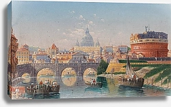 Постер Кауфман Карл Rome, View Of The Castel Sant’angelo