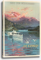 Постер Le Lac d’Annecy, Paris-Lyon-Méditerranée