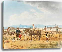 Постер Кобель Уильям Begegnung auf der Landstrasse