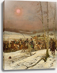 Постер Детаилле Жан-Батист Cossacks Attacked By The Guard Of Honor During Napoleon’s Russian Campaign