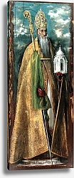 Постер Эль Греко Saint Augustine of Hippo 1590