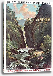 Постер Таузен Луи Орлеанские железные дороги Вик-сюр-Сер